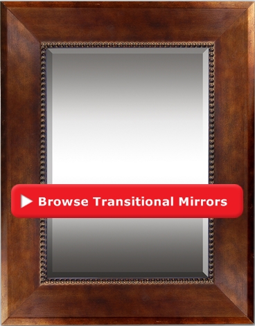 Transitional Decorative Wall Mirror Decca