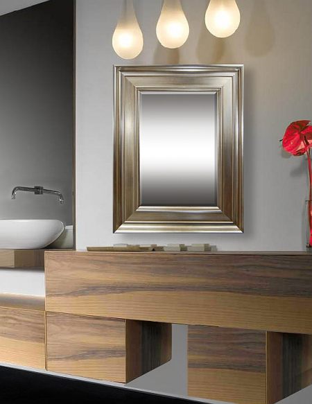Regatta - Contemporary style mirrors for bathrooms encompass a range of styles developed in the latter half of the 20th century. Pieces feature softened and rounded lines as opposed to the stark lines seen in modern design. Our mirrors for bathroom contain neutral elements and bold color to match almost any style and décor.